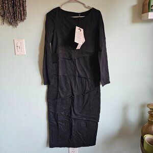 NWT Neon Buddha Ruffled Cotton Blend Dress Size XS